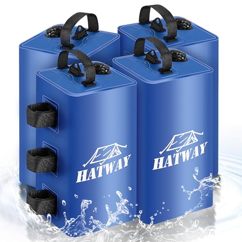 Hatway Canopy Water Weight Bag,88 LBS Water Tent Weights Set of 4 Leg Weights for Pop Up Canopy,Gazebo,Canopies,Tent-4 * 10L-Black