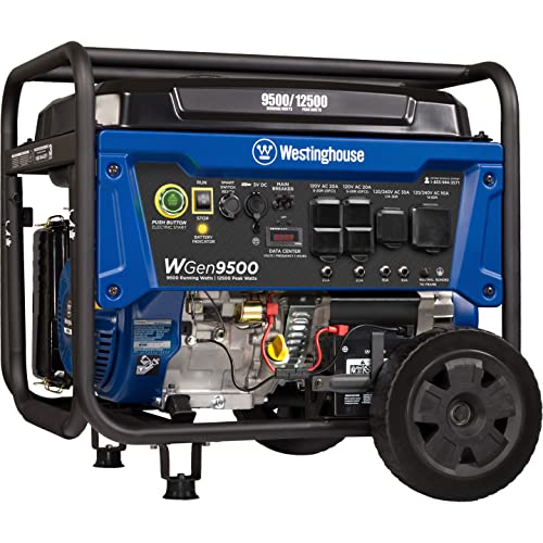 Westinghouse 11000 Peak Watt Dual Fuel Portable Inverter Generator, Remote Electric Start, Transfer Switch Ready, Gas and Propane Powered, Low THD - Safe for Electronics, Parallel Capable, CO Sensor