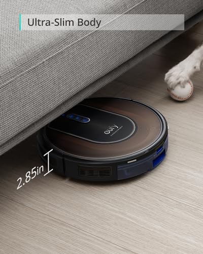 eufy by Anker, RoboVac G30 Hybrid, Dynamic Navigation 2.0, 2-in-1 Sweep and mop, 2000Pa Powerful Suction,Robot Vacuum,Wi-Fi, Boundary Strips