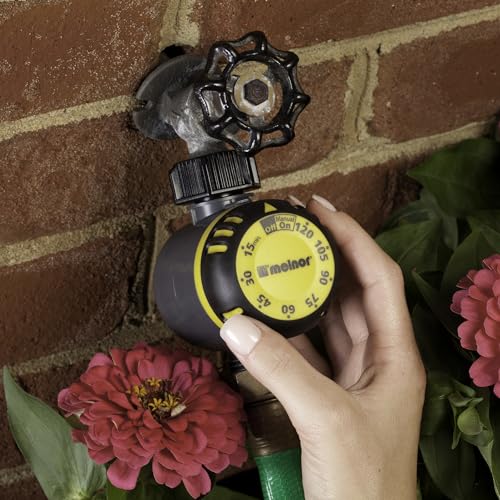 Melnor 65136AMZ Mechanical Timer, Black, Yellow