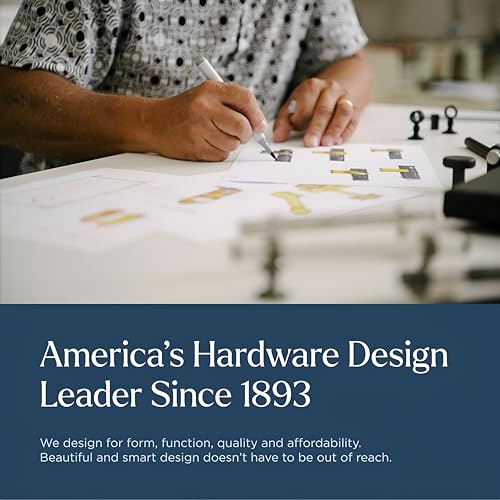 Hickory Hardware 1 Pack Solid Core Kitchen Cabinet Pulls, Luxury Cabinet Handles, Hardware for Doors & Dresser Drawers, 12 Inch Hole Center, Black Iron, Refined Rustic Collection