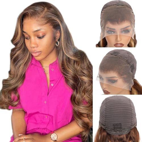 Aaliweya Body Wave Glueless Wear and Go Wigs Human Hair 5x5 Pre Plucked Pre Cut Real Human Hair Wigs 5x5 Hd Lace Closure Wigs Human Hair 180 Density Natural Black Color 28inch