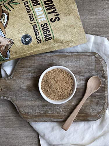 Anthony's Date Sugar, 1 lb, Gluten Free, Non GMO, Vegan, Granulated