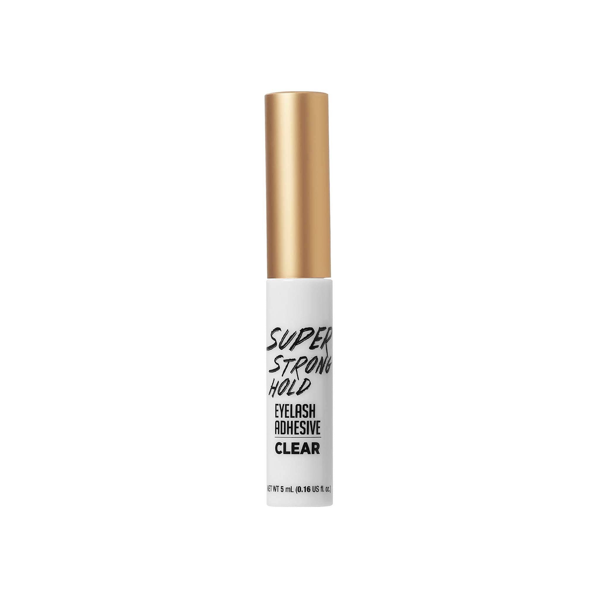 i-ENVY By KISS Super Strong Hold Eyelash Adhesive, Brush on, Waterproof Long-Lasting Strip Lash Glue, Natural-Looking Allergy & Latex Free with Brush Applicator (Clear)