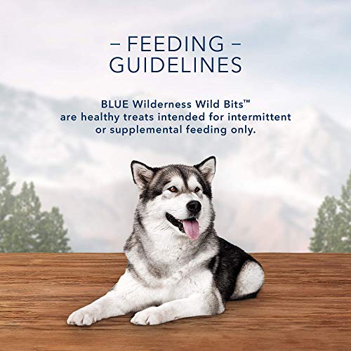 Blue Buffalo Wilderness Trail Treats Wild Bits High Protein Grain Free Soft-Moist Training Dog Treats, Salmon Recipe 10-oz Bag