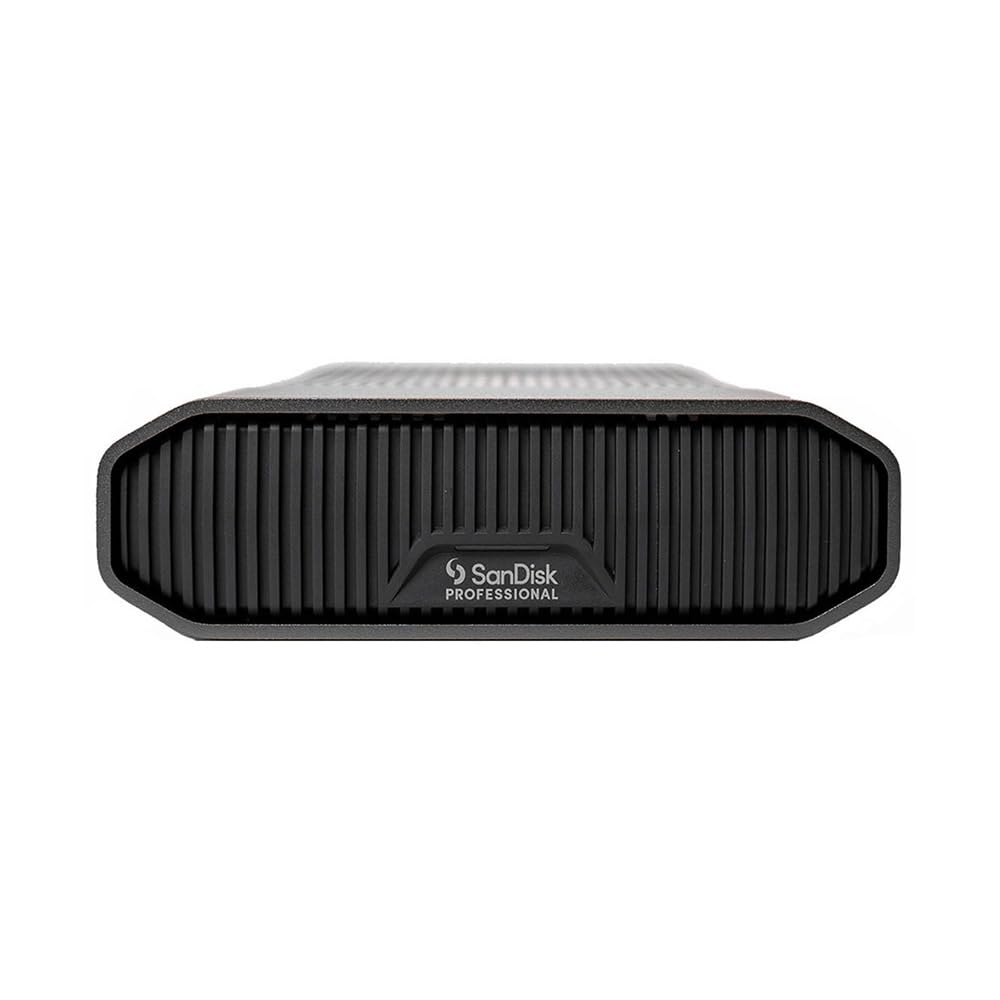 SanDisk Professional 12TB G-Drive Enterprise-Class External Desktop Hard Drive - 7200RPM Ultrastar HDD Inside, USB-C (10Gbps), USB 3.2 Gen 2, Mac Ready - SDPHF1A-012T-NBAAD
