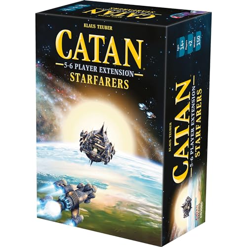 CATAN Starfarers Board Game - Compete for Galactic Council Ambassadorship! Strategy Game, Family Game for Kids and Adults, Ages 14+, 3-4 Players, 120 Minute Playtime, Made by CATAN Studio