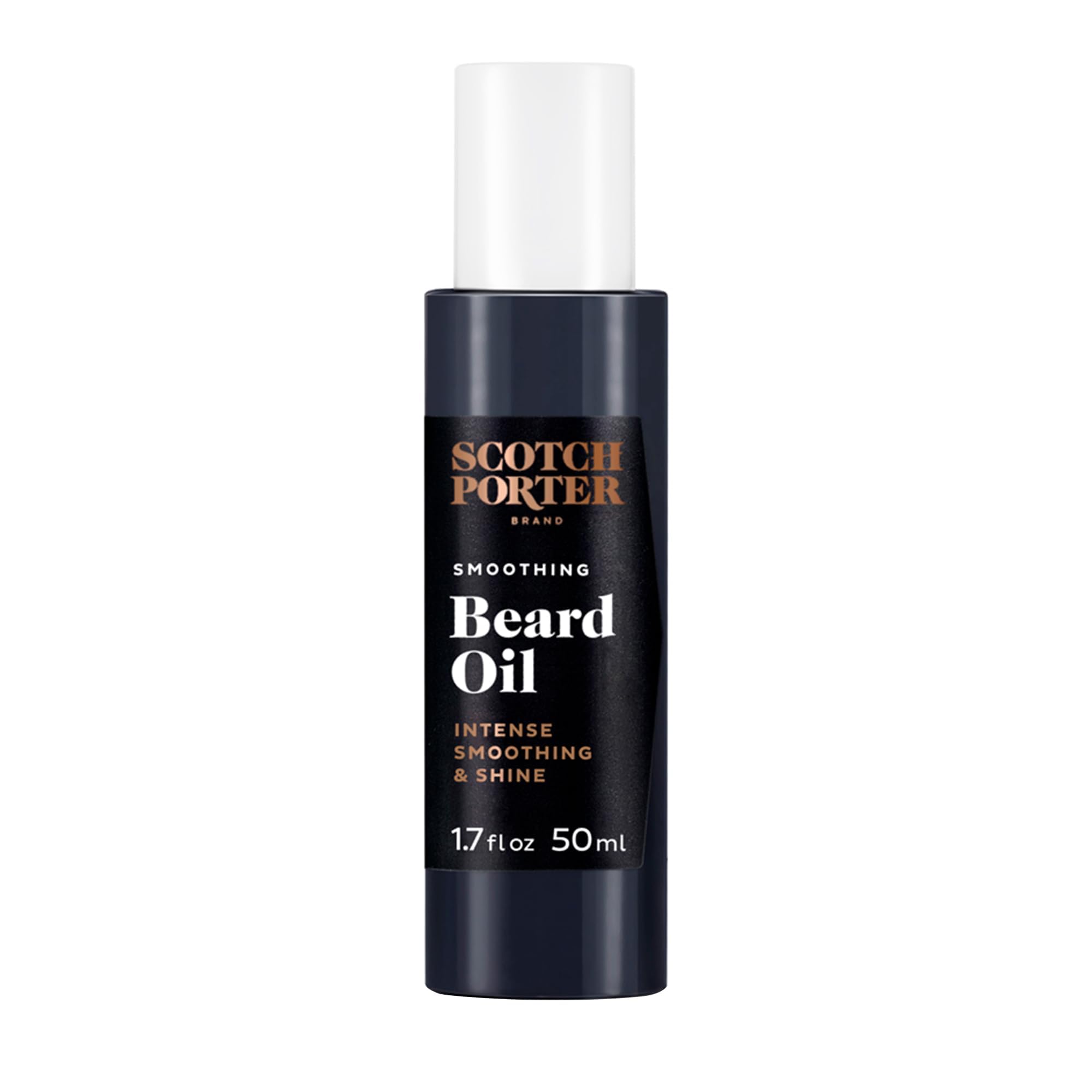 Scotch Porter Smoothing Beard Oil – Nourishing Beard Oil Seals in Moisture & Smooths Flyaways for a Frizz-Free, Fuller/Healthier-Looking Beard with All-Day Shine – Original Scent, 1.7 oz. Bottle