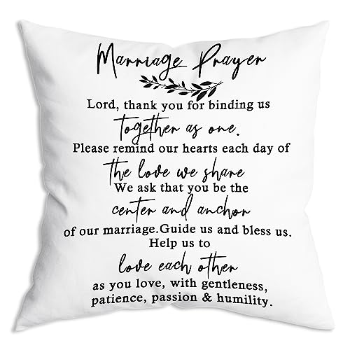 ZNGFON Happy Anniversary Cardinal Gift for Women Anniversary Wedding Gifts Anniversary Throw Pillow Cover Valentines Day Gifts for Her Him Couple Wife Husband Girlfriend Boyfriend 18x18 Inch