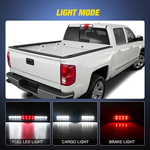 Nilight Third Brake Light High Mount 3rd Stop Brake LED Lights Compatible with Toyota Tacoma 1995-2016 Pickup Rear Cab Center Mount Tail Light Replacement