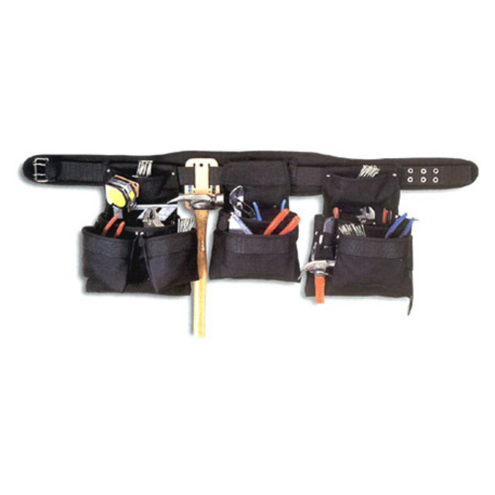 CLC Custom Leathercraft 5605 Professional Carpenters Combo Tool Belt, Black, 18 Pocket