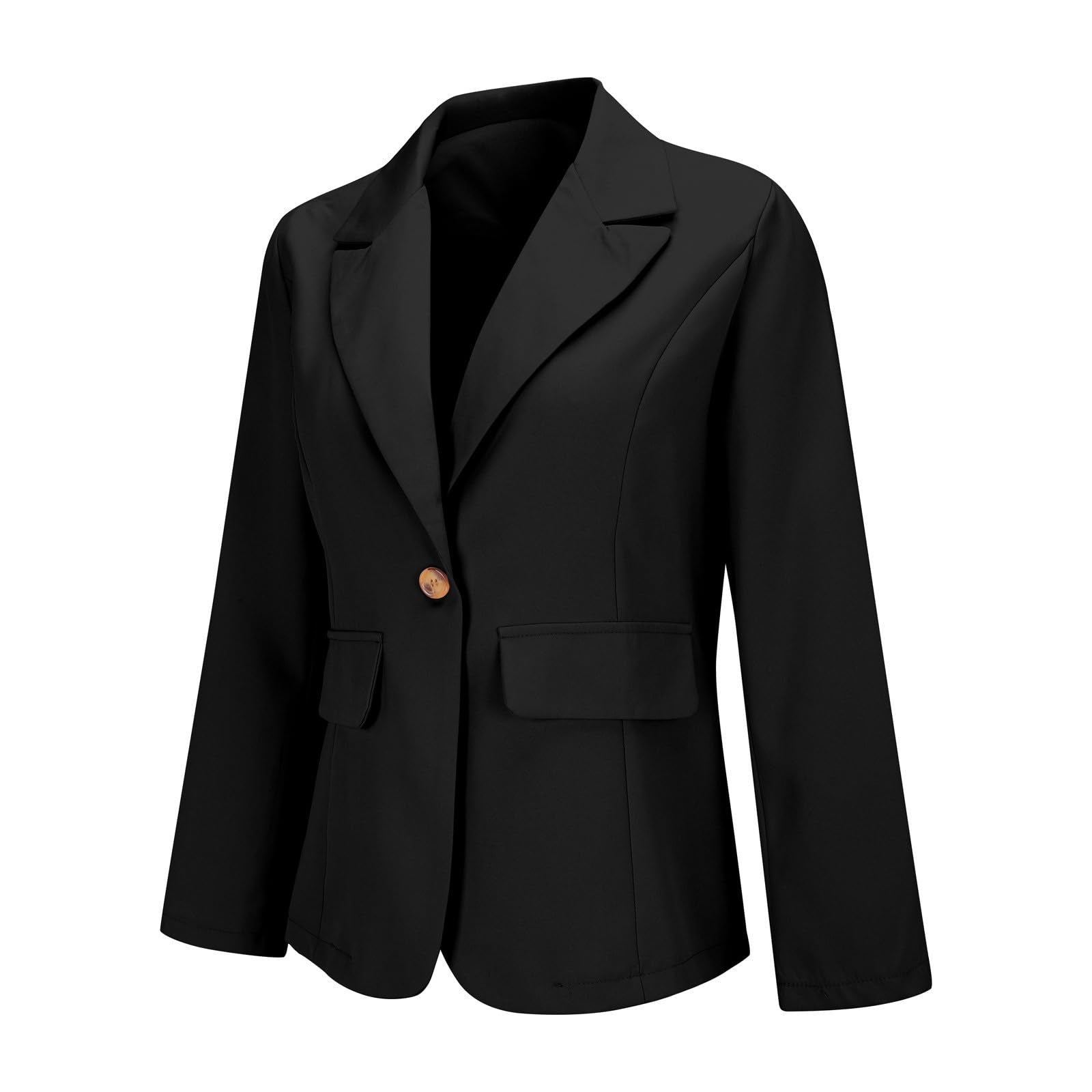 Amazon+haul+Womens+Clothing Womens Work Jacket Blazers for Women 2025 Trendy Business Casual Jackets Long Sleeve Open Front Cardigan Work Suit Fall Fashion Blazer Blazers for Women Black XL