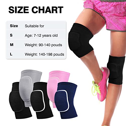 OIUOIH Soft and Breathable Knee Pads for Volleyball, Dancing, Football, Yoga, Basketball, and Skating - Protective Knee Pads for Adults and Kids