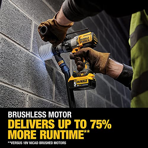 DEWALT 20V MAX XR Hammer Drill Kit, Brushless, 3-Speed, Cordless (DCD996P2)