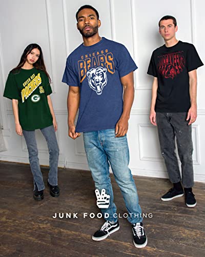 Junk Food Clothing x NFL - Houston Texans - Team Spotlight - Unisex Adult Short Sleeve Fan T-Shirt for Men and Women - Size Small