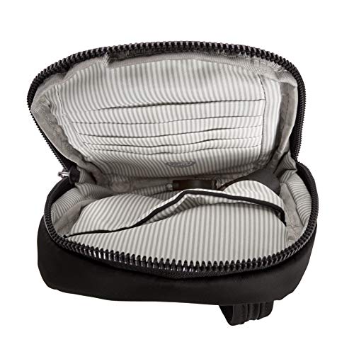 Travelon Anti-Theft Tailored Crossbody Phone Pouch, Onyx