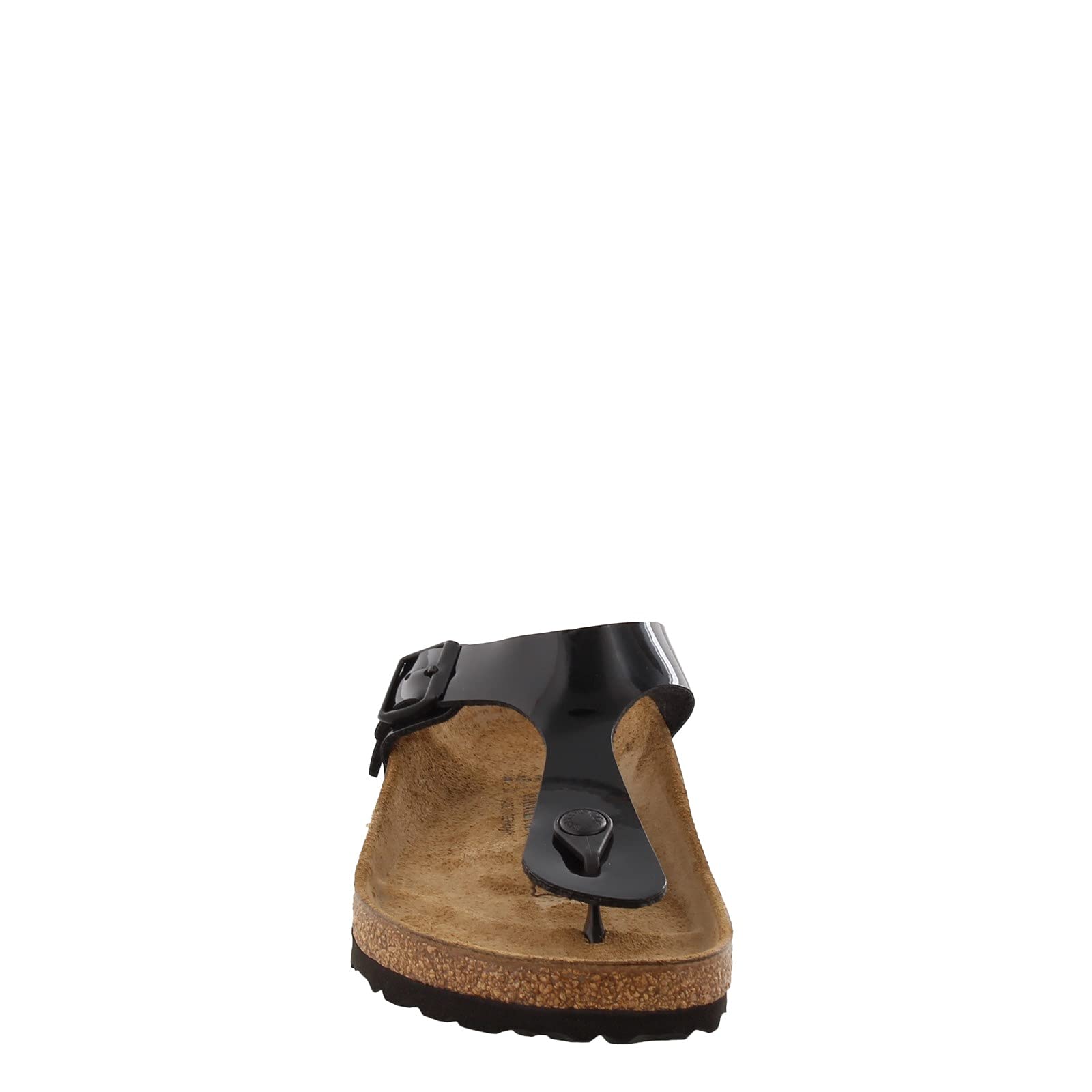Birkenstock Women's GIzeh Thong Sandal, Black Patent, 39 M EU/8-8.5 B(M) US