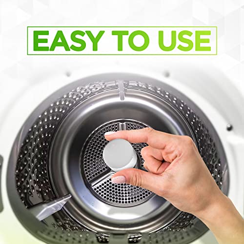 Renuv Heavy Duty Washing Machine Cleaner Descaler Tablets - Deep Cleaning for Front Load, Top Load Washer, HE (6 XL Tablets - 6 Months Supply)