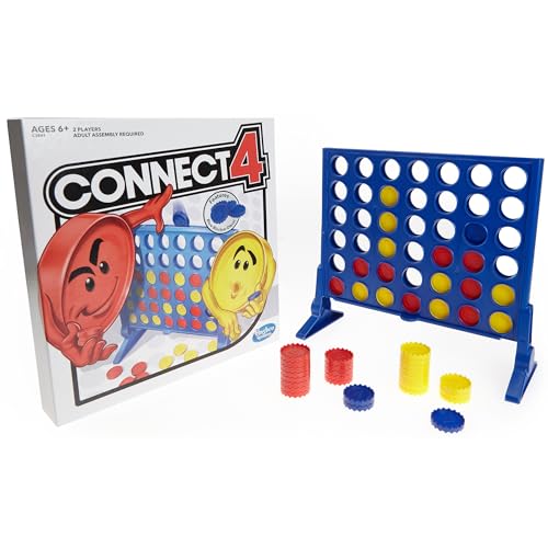 Hasbro Gaming Connect 4 Strategy Board Game for Kids | 2 Players for Boys & Girls | Ages 6+ (Amazon Exclusive)