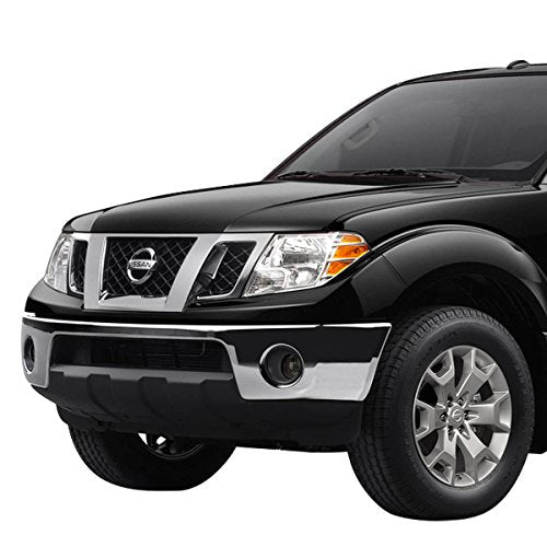 DNA MOTORING FL-NS056-SM Front Bumper Fog Light Driver & Passenger Side Enhance visibility [Compatible with 05-15 Nissan Frontier]