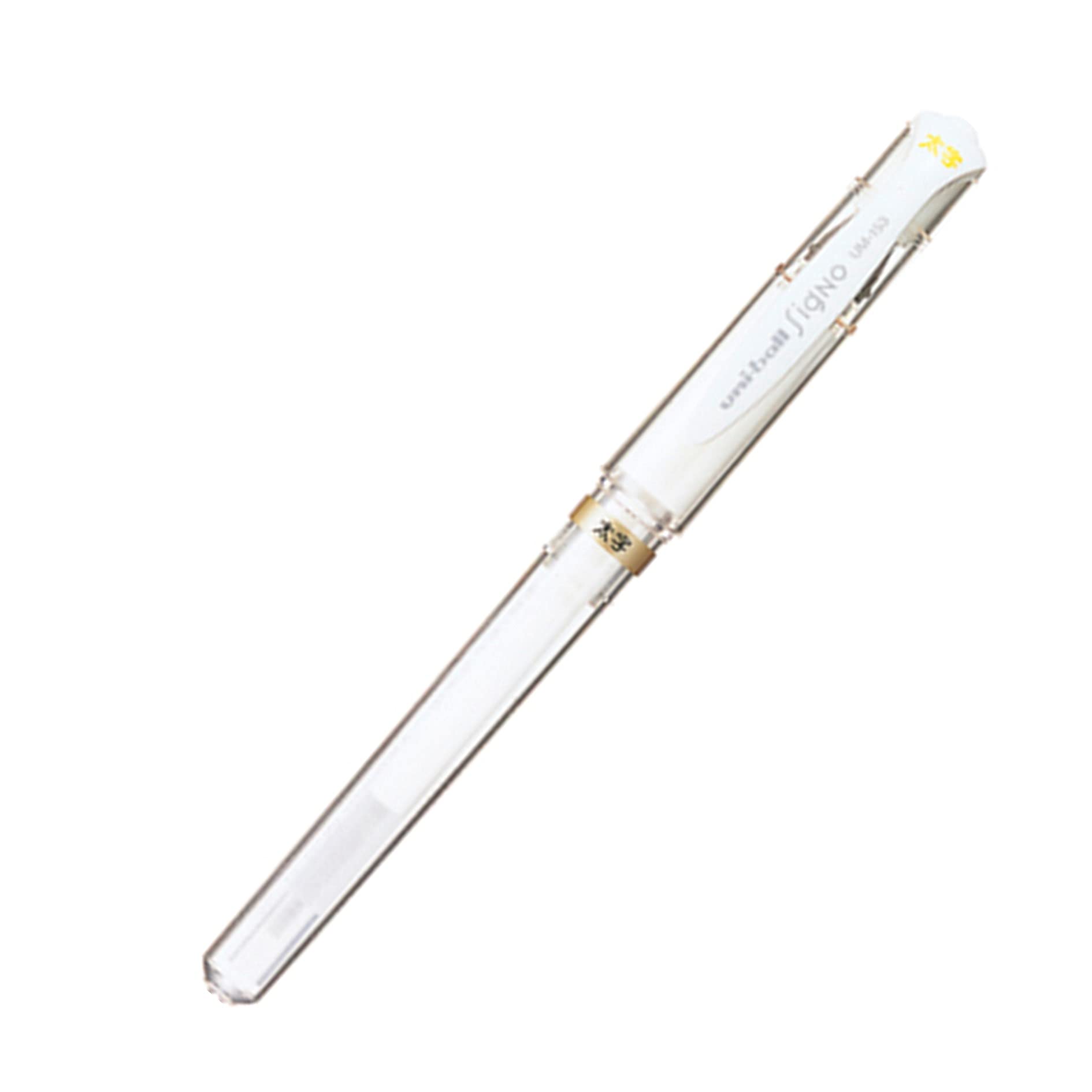 Uni-Ball Signo UM-153 Broad Point Gel Impact Pen, 1.0mm, White/Gold/Silver, 3 pens each/Total 9 pens (Japan Import)