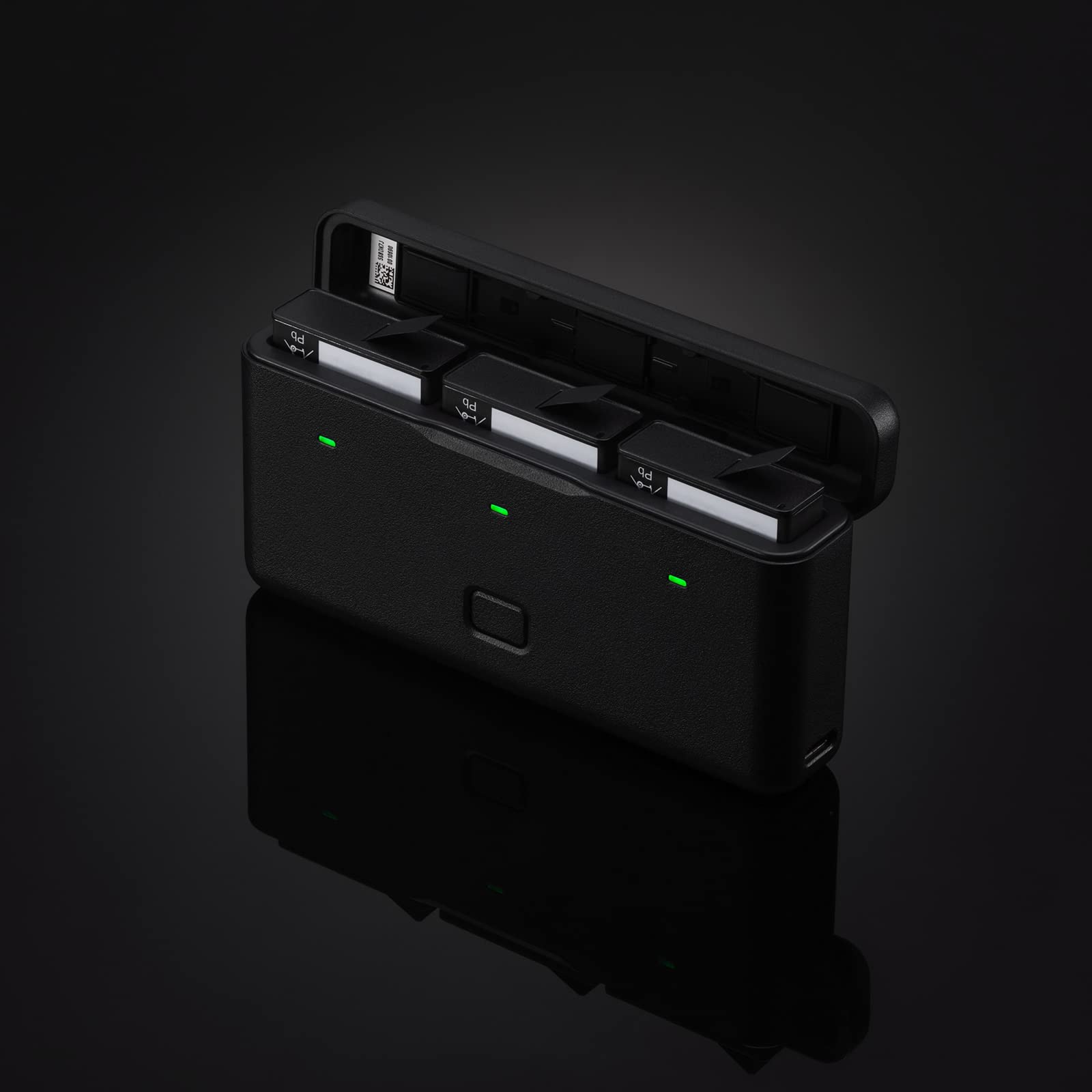 EUCAZ Osmo Action Extreme Battery and Multifunctional Charging Case Kit, for DJI Osmo Action 5 Pro/4/3 Sport Camera, Include 2pcs Batteies and 1p Battery Case, Fast Charges for Three Batteries