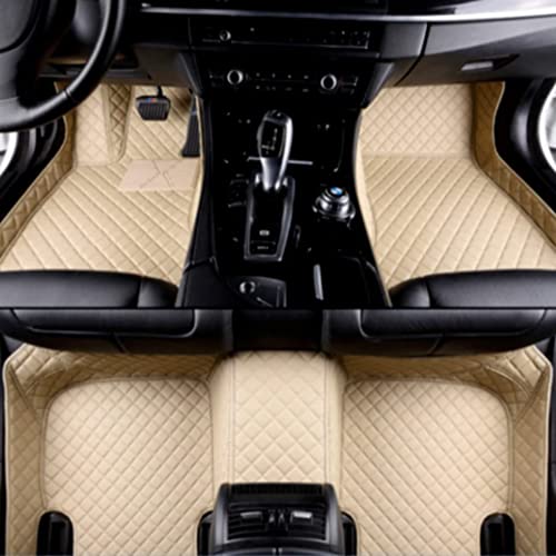 JTXWANG Custom Making Car Floor Mats Compatible with Audi BMW Mercedes-Benz Toyota Lexus Honda Infiniti Nissan Hyundai Kia All Models 2005-2023 (Red)