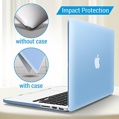 IBENZER Compatible with MacBook Pro 13 Inch Case 2015 2014 2013 end 2012 A1502 A1425, Hard Shell Case with Keyboard Cover for Old Version Apple Mac Pro Retina 13, Wine Red, R13WR+1