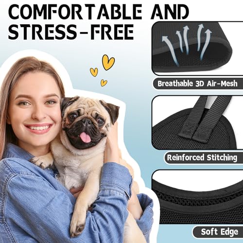 Supet Cat Grooming Hammock Harness for Cats Dogs, Relaxation Pet Grooming Hammock Restraint Dog & Small Animal Leashes Sling for Grooming Dog Grooming Helper