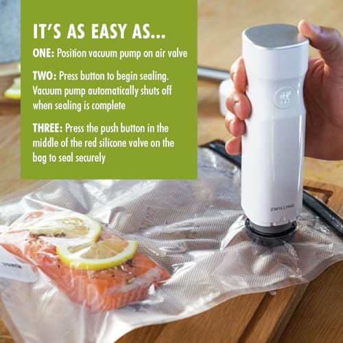 ZWILLING Fresh & Save 10-pc Vacuum Sealer Bags, Sous Vide Bags, Meal Prep - Assorted Sizes