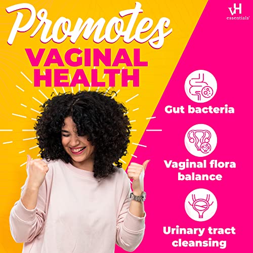 vH essentials Probiotics with Prebiotics and Cranberry Feminine Health Supplement - 60 Capsules