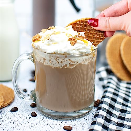 Stroop Club Chai Infused Organic Stroopwafel Caramel Treats | Vegan, Plant-Based and Dutch-Approved Indulgence - 12 Vegan Waffle cookies (6 Pack of 2)