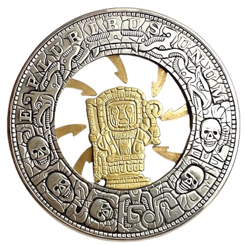 Movable Mechanism Coin Roman Booteen Amazing Art ' Trap Coin' Hobo Nickel Morgan Dollar Magic Coin Collectible Creative Gift Handmade Commemorative Coin (Antique Color)