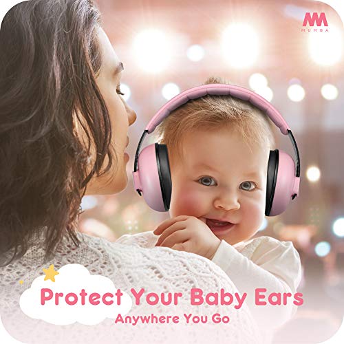 Mumba Baby Ear Protection Noise Cancelling Headphones for Babies and Toddlers Baby Earmuffs - Ages 3-24+ Months