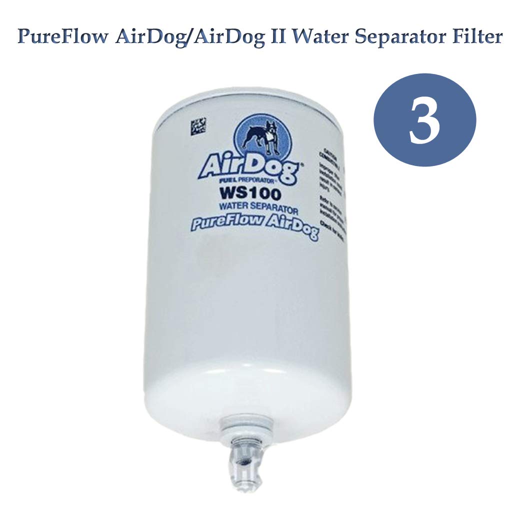 Air Dog Filters 6 Pack | (3) Fuel Filters FF100-2 & (3) Water separator WS100
