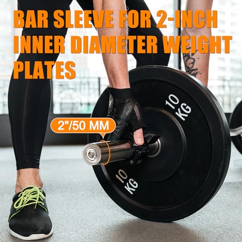 Olympic Barbell Bar 2 Inch EZ Curl Bar for Biceps Olympic Bar for Squats Weightlifting Powerlifting Strength Training Bar for Home Gym Olympic Curl Bar Standard Olympic Bar for Bench Press