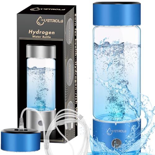 Hydrogen Water Bottle 2024, Hydrogen Water Bottle Generator Improve Water in 3 Minutes, Hydrogen Water Ionizer Machine with SPE PEM for Home, Office, Travel, Daily Drinking