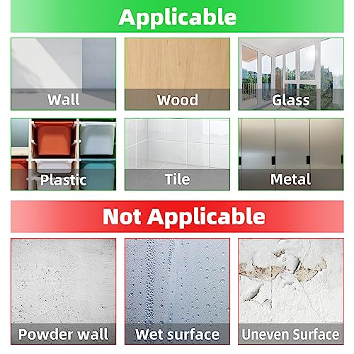 PUJIANG 3Pack Acrylic Sign Holder 8.5x11 Wall Mount,Clear Wall Sign Holder with Tape,Horizontal & Vertical Display,Plastic Sign Holder for Wall Door Glass Window Fridge-No Drilling