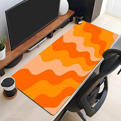 Avezano Abstract Artisan Mouse Pad, Large Gaming Mouse Pads with Non-Slip Rubber Base, Stitched Edges Desk Mat Big Mousepad for Computer Keyboard, Home & Office Gifts, 31.5x15.7inch