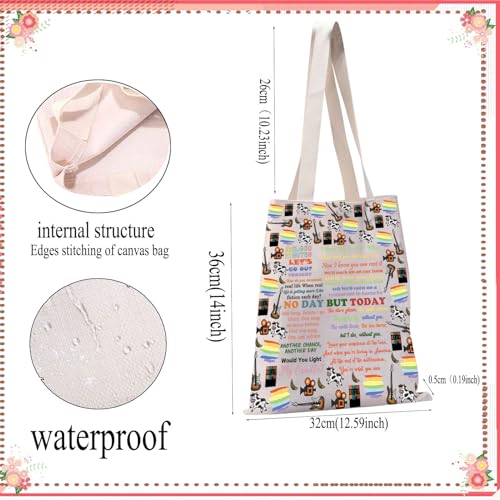 JYTAPP Rent Musical Tote Bag Rent Broadway Musical Tote Theatre Bag Broadway Merchandise Rent Musical Lover Gift
