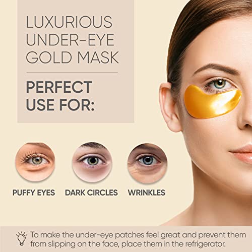 Under Eye Patches (20 Pairs) - Eye Patches For Puffy Eyes And Dark Circles - Under Eye Mask For Beauty & Personal Care - Under Eye Mask Amino Acid & Collagen For Dark Circles And Puffiness by Celor