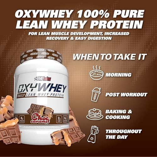 EHP Labs OxyWhey Whey Protein Isolate Powder - 25g of Whey Isolate Protein Powder, Meal Replacement Shake, Sugar Free Protein Powder - 25 Serves (Banana)