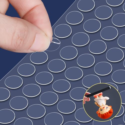 NOMMO Sticky Tack for Wall Hanging, Poster Putty for Walls,Two-Sided Mounting Putty, Waterproof Stickers Dots for Festival, Putty for Hanging Pictures,Clean Removable (1200, 13mm*8mm)