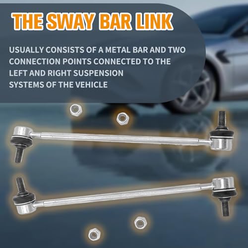 XCPMC Front Sway Stabilizer Bar End Link 2 Pcs Left & Right｜Replacement For ES300 RX300 Avalon｜Replace OE#: K90311 K90312 White