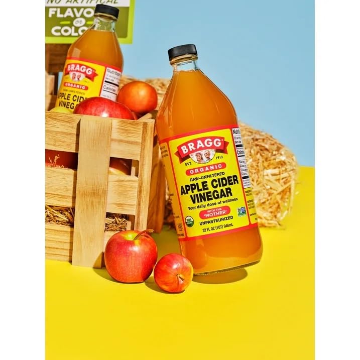 Bragg Organic Raw Apple Cider Vinegar, 16 Ounce (1 pack)