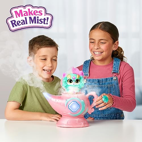 Magic Mixies Magic Genie Lamp with Interactive 8" Plush Toy and 60+ Sounds and Reactions. Reveal a Genie Mixie from The Real Misting Lamp. Gifts for Kids, Ages 5+ - Amazon Exclusive