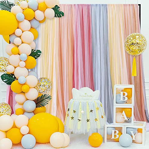 Fomcet 10FT x 10FT Backdrop Stand Heavy Duty with Base, Black Portable Adjustable Pipe and Drape Backdrop Stand Kit, Square Metal Arch Party Frame for Wedding Birthday Parties Banquet Decorations