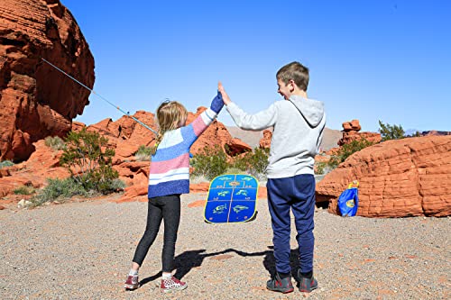 TruCast | Ultralight Weight Folding Packable Outdoor Game | Practice or Learn to cast in Your Backyard or backlands (Game ONLY)