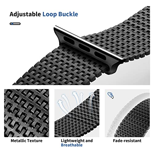 Wristitani Compatible with Apple Watch Band 38mm 40mm 41mm, Magnetic Clasp Strap Stainless Steel Wristband Replacement for iWatch Band Ultra 2 Series 9 8 SE 7 6 5 4 3 2 1, Black