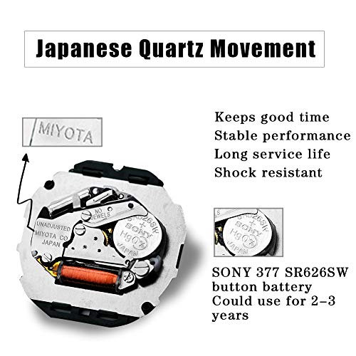 OLEVS Valentines Couple Pair Watches for Men and Women Lovers Romantic Wedding Gifts Set of 2,His and Hers Business Black Dial Quartz Day Date Wrist Watch Waterproof Luminous with Stainless Steel Band
